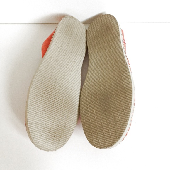 Orange Textile Espadrille Loafer Size 8.5 - Picture 6 of 6